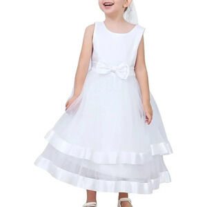 Flower Girl Dress Elegant Party Ball Gowns Vintage Pageant Princess Formal Dress
